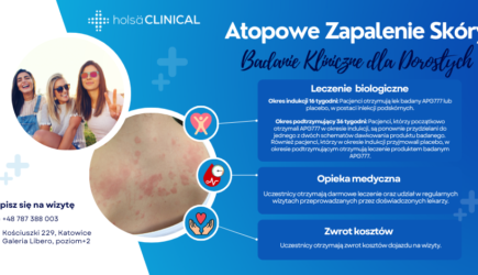 Atopowe Zapalenie Skóry badanie kliniczne