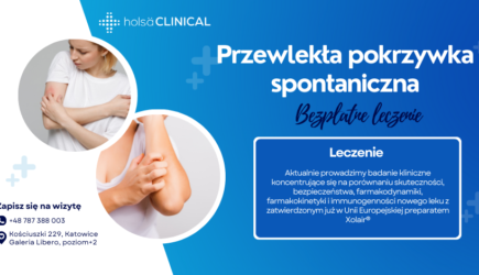 przewlekła pokrzywka spontaniczna badanie kliniczne